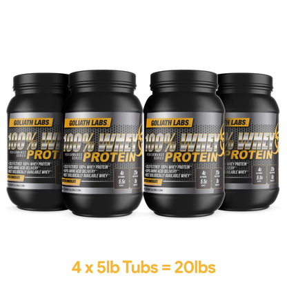 Goliath Labs GL 100% Whey Protein Powder 20 lb (Chocolate)