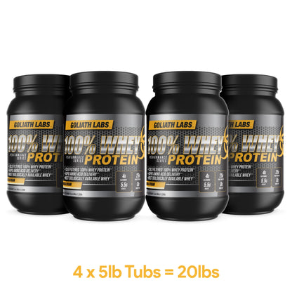 Goliath Labs GL 100% Whey Protein Powder 20 lb (Chocolate)