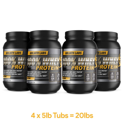 Goliath Labs GL 100% Whey Protein Powder 20 lb (Chocolate)