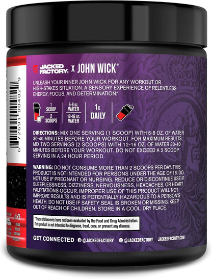 Jacked Factory NITROSURGE Pre Workout Supplement - for Energy, Instant Strength Gains, Clear Focus, Intense Pumps - Nitric Oxide Booster & Preworkout Powder with Beta Alanine - 30 Servings, Pineapple