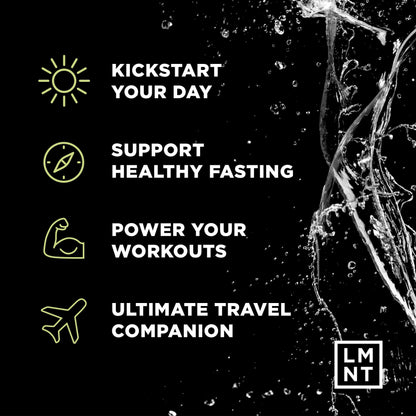 LMNT Zero Sugar Electrolytes - Raspberry Salt | Drink Mix | 30-Count
